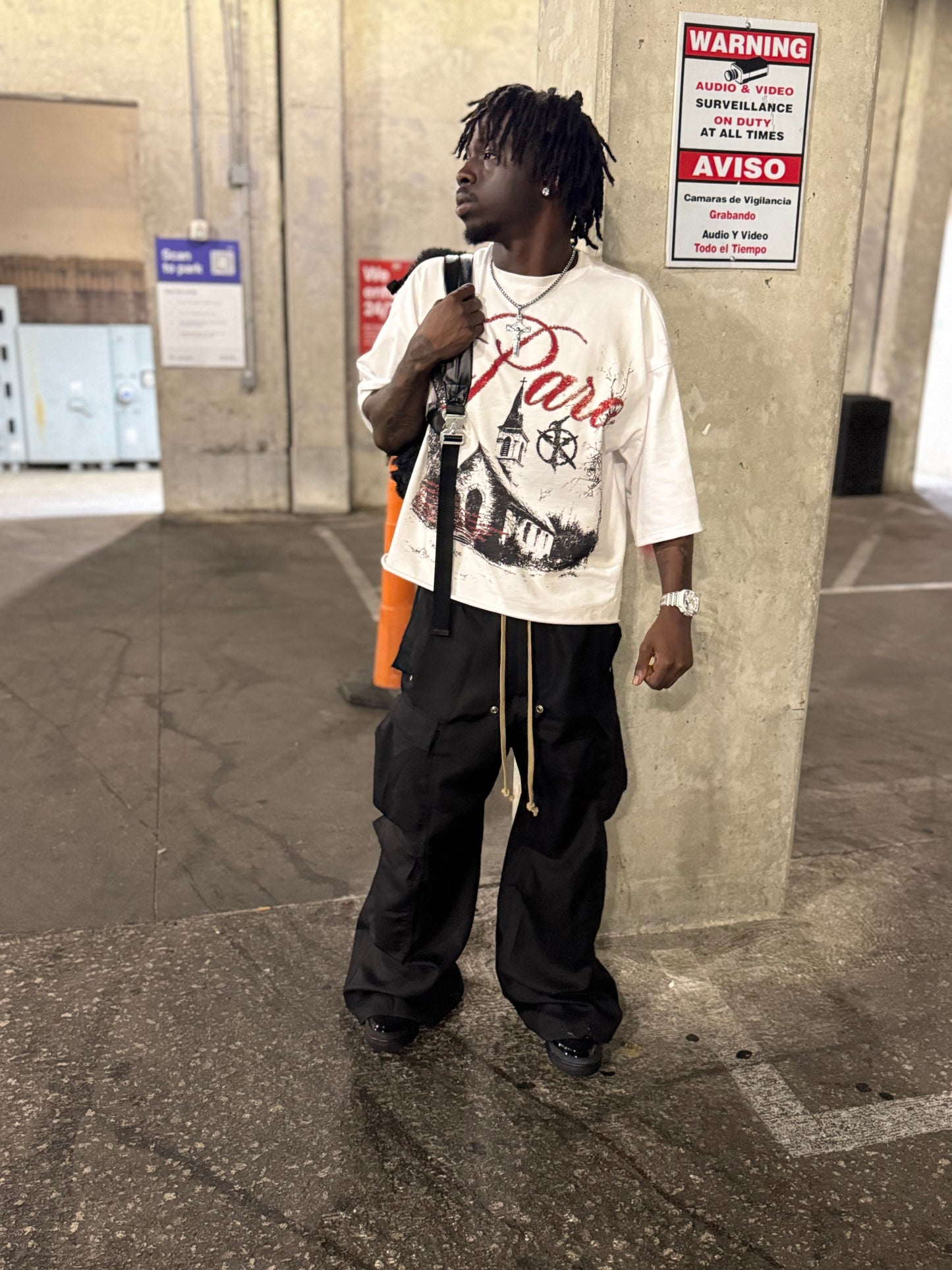 WHITE YKPARO TEMPLE TEE